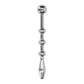 Ouch Urethral Sounding Stainless Steel Plug With Balls